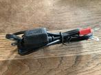 Accu Oplader Kabel met Zekering.  (Box A, nr 221), Auto-onderdelen, Accu's en Toebehoren, Ophalen of Verzenden, Gebruikt, Universele onderdelen