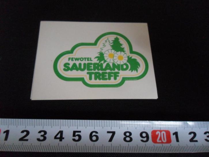 sticker fewotel sauerland treff *, Verzamelen, Stickers, Zo goed als nieuw, Bedrijf of Vereniging, Ophalen