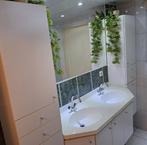 Detremmerie badkamermeubel met twee kasten, Huis en Inrichting, Badkamer | Badkamermeubels, Ophalen, Gebruikt, Overige typen, 200 cm of meer