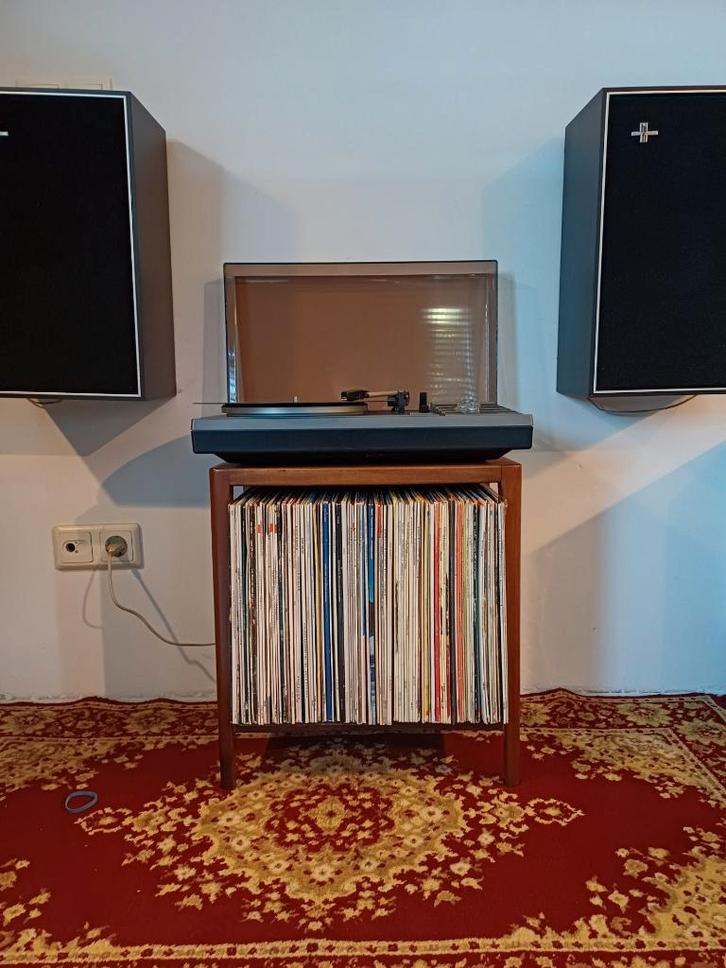 Audiomeubel platenkast platenspelerkast retro vintage hout, Huis en Inrichting, Kasten | Overige, Gebruikt, Ophalen of Verzenden