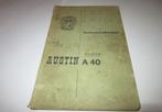 Austin A40 instructieboekje, Verzenden