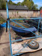 Stalen vlet/boot/sloepje/roeiboot, Ophalen of Verzenden, Zo goed als nieuw, Overige typen, Motorboot