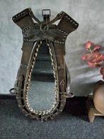 Paardenhaam met spiegel, Overige materialen, Gebruikt, Bruin, Ophalen