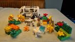 Duplo Safari Bus met Dieren - Zo Goed Als Nieuw!, Ophalen, Zo goed als nieuw, Complete set, Duplo