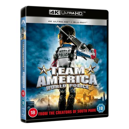Team America: World Police 4K UHD Blu-Ray UK NLO (Sealed), Cd's en Dvd's, Blu-ray, Nieuw in verpakking, Actie, Ophalen of Verzenden