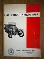 PAC-Programma 1967 - Pionier Automobielen Club, Ophalen of Verzenden, Gelezen, Algemeen