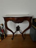 Antieke side table met marmer blad, Ophalen