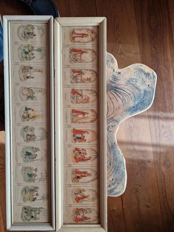 Oude religieuze prenten in lijst beschikbaar voor biedingen