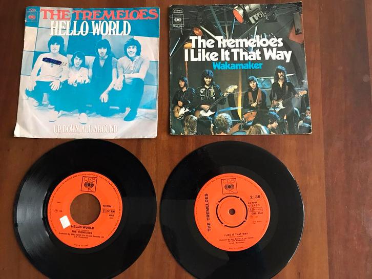 The Tremeloes. 2 singles 1969-1972., Cd's en Dvd's, Vinyl Singles, Gebruikt, Pop, Ophalen of Verzenden