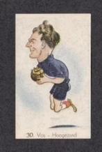 Voetbalplaatje Vos Keeper Hoogezand 1949., Ophalen of Verzenden, Zo goed als nieuw