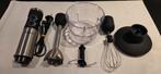 Bourgini Staafmixer Set RVS - Hand Blender Set Zwart, Ophalen of Verzenden, Gebruikt