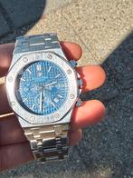 Audemars Piguet Royal Oak Chronograaf – Luxe Herenhorloge, Staal, Staal, Polshorloge, Zo goed als nieuw