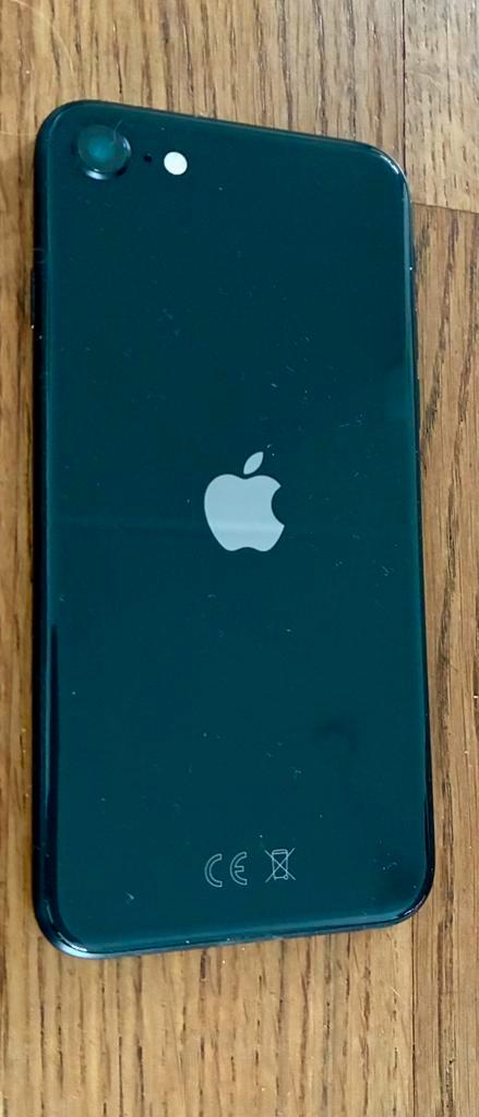 I phone SE 2020, Telecommunicatie, Mobiele telefoons | Apple iPhone, Gebruikt, 128 GB, Zonder abonnement, iPhone SE (2020), Zwart