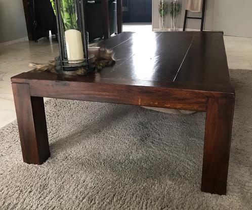 Acacia houten salontafel, Huis en Inrichting, Tafels | Salontafels, Zo goed als nieuw, Minder dan 50 cm, 50 tot 100 cm, 150 tot 200 cm
