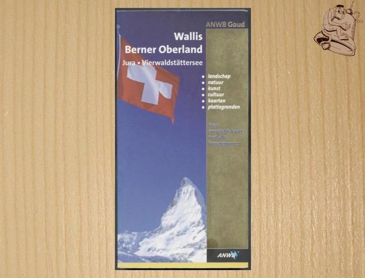 Wallis, Berner Oberland - ANWB Goud, Boeken, Reisgidsen, Zo goed als nieuw, Reisgids of -boek, Europa, ANWB, Ophalen of Verzenden