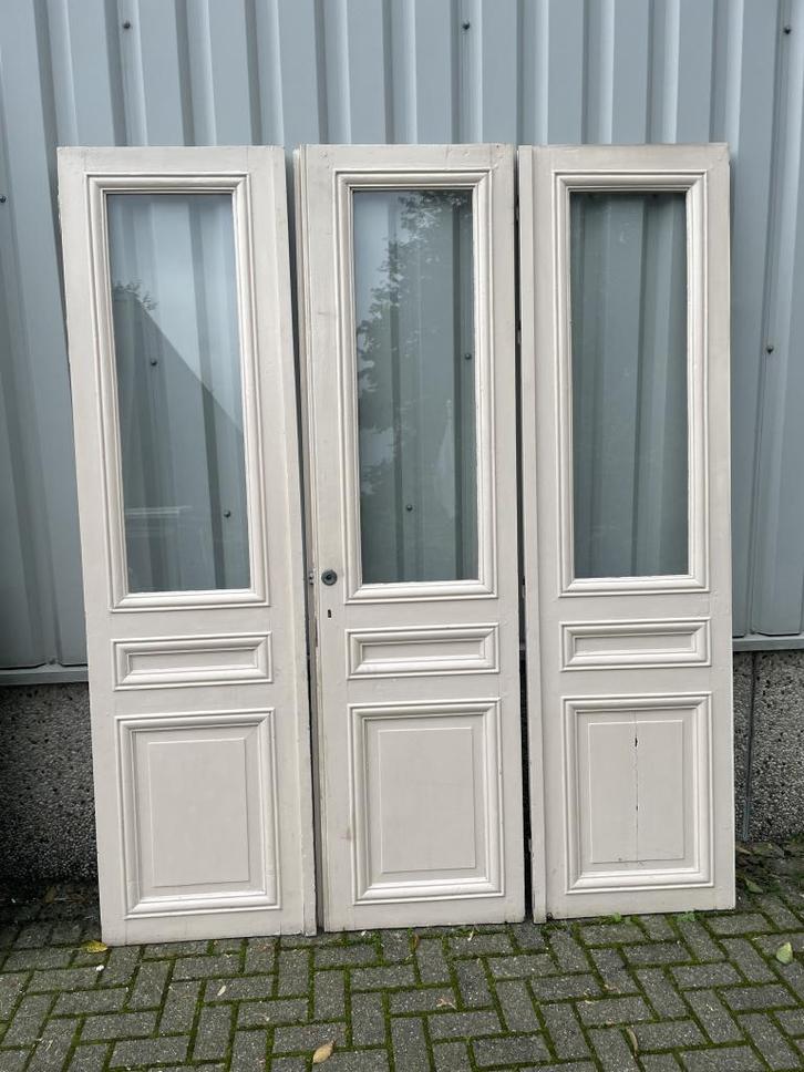 Prachtig antiek drieluik uit 1903, Doe-het-zelf en Verbouw, Deuren en Horren, Zo goed als nieuw, Binnendeur, 215 cm of meer, 120 cm of meer