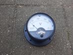 Nieaf grote zware antieke voltmeter tot 400 volt, Antiek en Kunst, Antiek | Gereedschap en Instrumenten, Ophalen of Verzenden