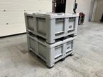 2x identieke palletbox 120 x 100 voor 250 euro, Ophalen, Gebruikt, 100 cm of meer, 60 cm of meer