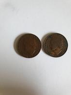 0295 nederland 5 cent 1948 wilhelmina - 2 stuks, Postzegels en Munten, Munten | Nederland, Verzenden, Koningin Wilhelmina