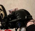 Combat helm met replica nightvision, Nieuw, Ophalen of Verzenden