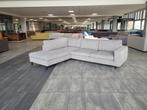 ✅️️️️ GEREINIGD grijs-taupe hoekbank 275x215 GRATIS LEVERING, Huis en Inrichting, Banken | Bankstellen, Metaal, 250 tot 300 cm