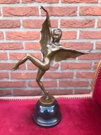 bronzen topbeeld! zwierige danseres " BATDANCER", Antiek en Kunst, Kunst | Beelden en Houtsnijwerken, Ophalen of Verzenden