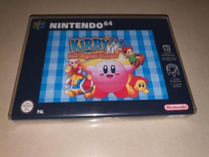Kirby 64 The Crystal Shards N64 Game Case, Spelcomputers en Games, Games | Nintendo Game Boy, Zo goed als nieuw, Verzenden