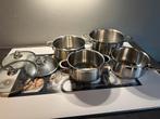 BK pannenset, Huis en Inrichting, Keuken | Potten en Pannen, Ophalen, Gebruikt, Inductieplaat, Pannenset