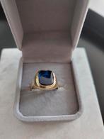 Gouden zegelring heren, Sieraden, Tassen en Uiterlijk, Ringen, 20 of groter, Heer, Ophalen of Verzenden, Zo goed als nieuw