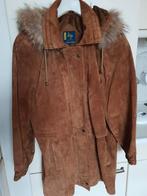 Suède winterjas zo goed als nieuw, Kleding | Dames, Verzenden, Zo goed als nieuw, Maat 42/44 (L), Bruin