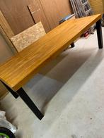 Grote gezins tafel eettafel 220 x 100 cm, Huis en Inrichting, Tafels | Eettafels, Ophalen, Gebruikt, Overige materialen, 200 cm of meer