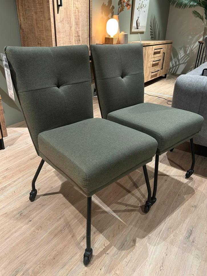4x Bruce Eetkamerstoel - Showmodel, Huis en Inrichting, Stoelen, Zo goed als nieuw, Vier, Metaal, Overige kleuren, Ophalen