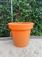 EK Grote oranje plantenbakken met verlichting erin, Ophalen, Kunststof, Gebruikt, 40 cm of meer