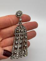 A350 Prachtige zilveren art nouveau hanger, Sieraden, Tassen en Uiterlijk, Antieke sieraden, Ophalen of Verzenden, Zilver, Hanger