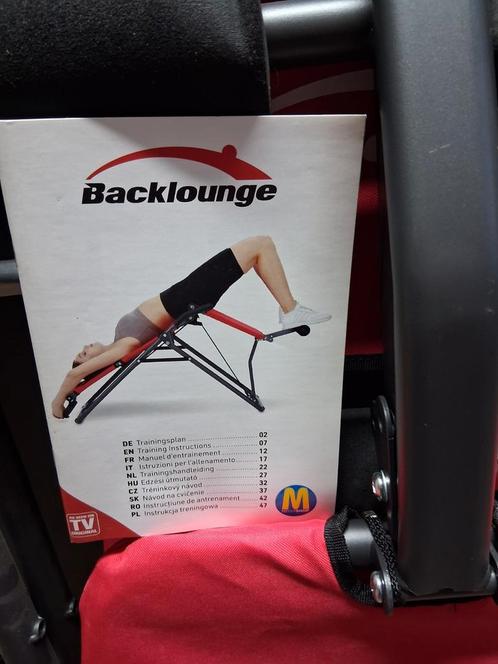 Backlounge Inversie Rugtrainer, Sport en Fitness, Fitnessapparatuur, Gebruikt, Overige typen, Benen, Buik, Rug, Metaal, Ophalen of Verzenden