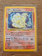 Ninetales Base Set holo, Hobby en Vrije tijd, Verzamelkaartspellen | Pokémon, Ophalen of Verzenden, Gebruikt, Losse kaart