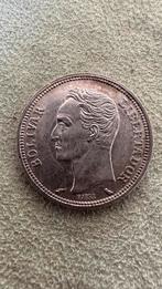 1960 Venezuela 1 Bolivar Silver, Verzenden, Overige landen