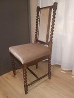 4 antieke stoelen, Huis en Inrichting, Stoelen, Ophalen, Hout, Gebruikt, Bruin