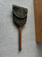 WWII US M43 veldschep met canvas draagtas, Ophalen of Verzenden, Landmacht, Amerika, Overige typen