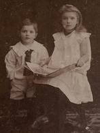 Oude CDV Kabinetfoto - ca. 1900 Amsterdam F.Lukera, Verzamelen, Ophalen of Verzenden, Voor 1940, Gebruikt, Kind