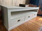Mooie witte tv meubel met lades, Huis en Inrichting, Kasten | Televisiemeubels, Ophalen, 100 tot 150 cm, Zo goed als nieuw, Minder dan 100 cm