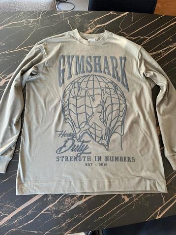 Gymshark Longsleeve Maat 38 Khaki/Olijfgroen - Nieuw beschikbaar voor biedingen