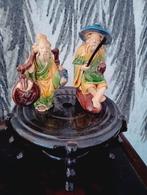 Chinese klei sculpturen twee stuks Qing dynastie 1900, Antiek en Kunst, Kunst | Niet-Westerse kunst, Ophalen of Verzenden