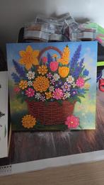 Bloemen mand diamond painting, Ophalen, Zo goed als nieuw
