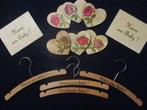 kledinghanger kraamcadeau tip creamar PYROGRAFIE, Ophalen of Verzenden, Nieuw, Kraamcadeau