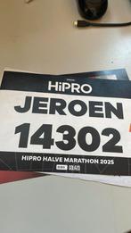 Startbewijs HiPro halve marathon 18 mei Utrecht, Tickets en Kaartjes, Evenementen en Festivals, Eén persoon