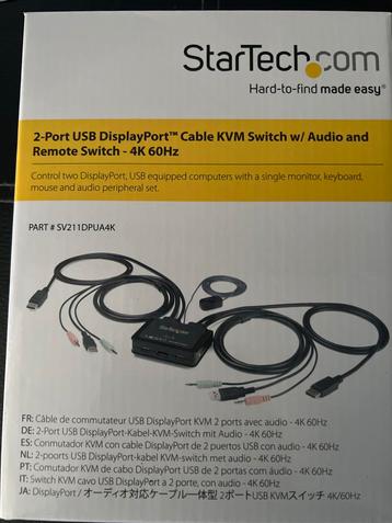 StarTech 2-Poorts USB DisplayPort KVM Switch beschikbaar voor biedingen