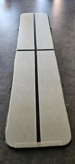 Airtrack, turnmat, oefenmat L=4m incl. voetpomp, Ophalen of Verzenden, Zo goed als nieuw, Materiaal