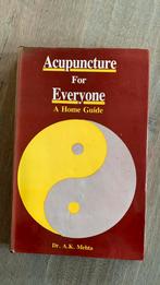 Acupuncture for everyone, Boeken, Studieboeken en Cursussen, Dr . A.K. Mehta, Ophalen of Verzenden, Zo goed als nieuw, Alpha