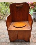 Antieke houten poepdoos/toiletstoel. Kinder postoel, Antiek en Kunst, Ophalen